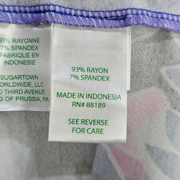 Lilly Pulitzer Melli Dress Iris Blue Graffiti Park Womens Size Medium Colorful - Picture 14 of 15